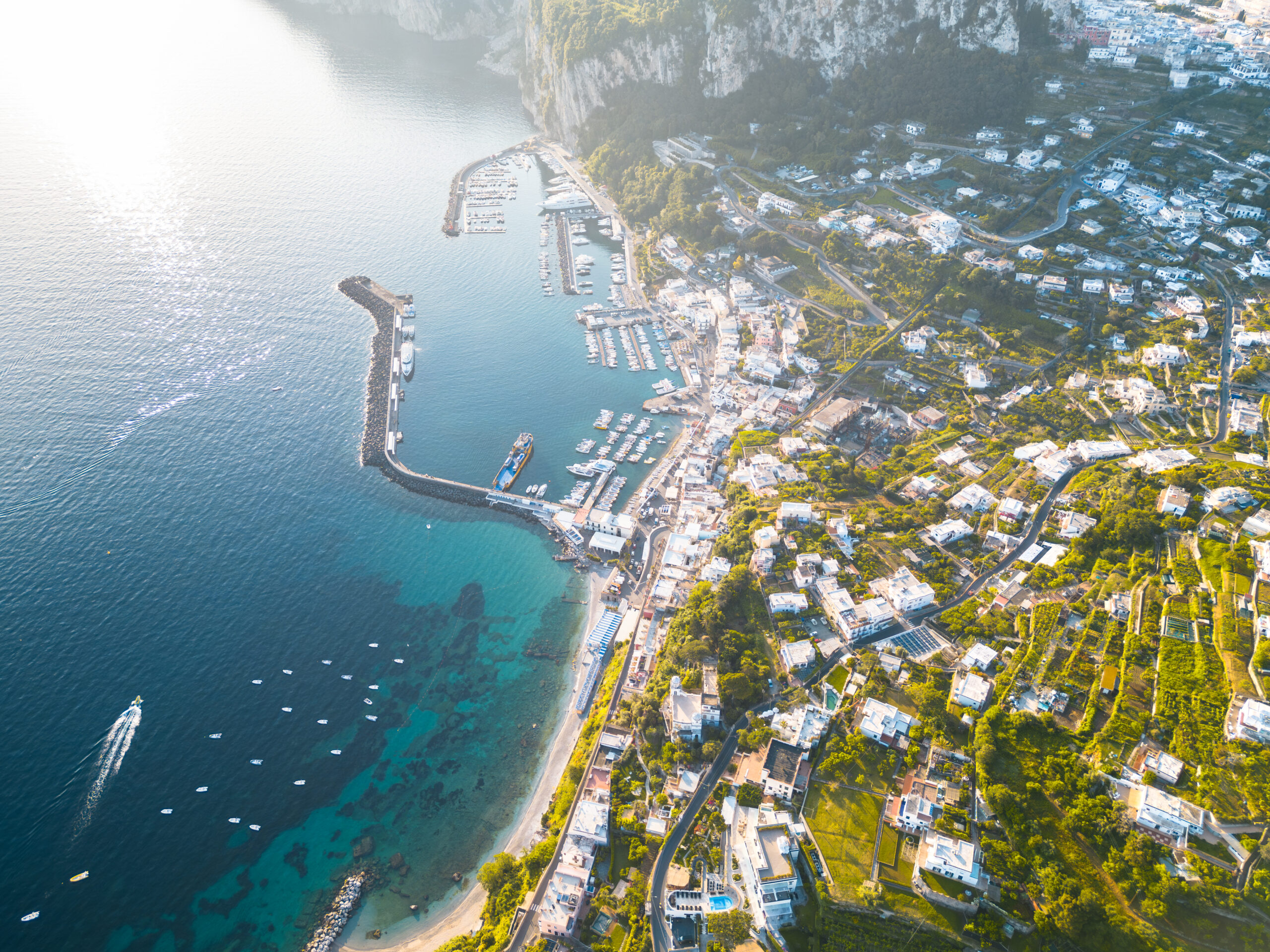 Looking Over Capri (Aluminum)